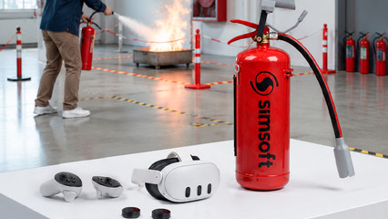 Simsoft FIREVR Fire Extinguishing Training Simulator