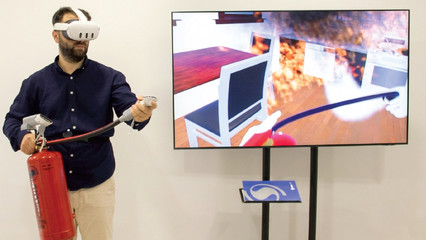 Simsoft FIREVR Fire Extinguishing Training Simulator